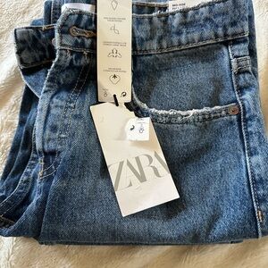 Zara High-Rise Women’s Jeans - Medium Blue